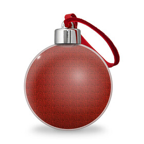 Ёлочный шар с принтом Красная вязь в Рязани, Пластик | Диаметр: 77 мм | арт | вязаный рисунок | вязь | новый год | однотонный рисунок | рисунок | рождество