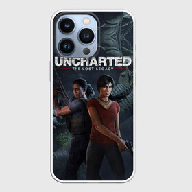 Чехол для iPhone 13 Pro с принтом Uncharted The Lost Legacy в Рязани,  |  | a thiefs end | chloe frazer | elena fisher | games | nathan nate drake | naughty dog | playstation 5 | ps 5 | the lost legacy | uncharted | victor sully sullivan | виктор салли салливан | елена фишер | игры | неизведанное | нейтан нейт дрейк | хлоя фрейзе