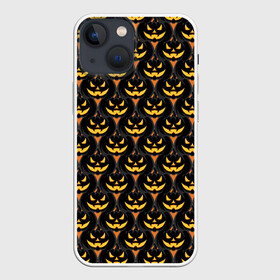 Чехол для iPhone 13 mini с принтом Страшный Джек в Рязани,  |  | halloween | holiday | pumpkin | samayn | vampire | zombie | вампир | ведьма | вечеринка | день всех святых | зомби | карнавал | маскарад | мертвец | оборотень | привидение | самайн | светильник джека | страшный джек | труп