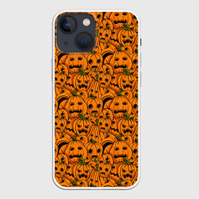 Чехол для iPhone 13 mini с принтом HALLOWEEN в Рязани,  |  | halloween | holiday | pumpkin | samayn | vampire | zombie | вампир | ведьма | вечеринка | день всех святых | зомби | карнавал | маскарад | мертвец | оборотень | привидение | самайн | светильник джека | страшный джек | труп
