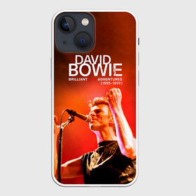 Чехол для iPhone 13 mini с принтом Brilliant Live Adventures   David Bowie в Рязани,  |  | david bowie | альтернативный | арт | боуи | глэм | девид | джаз | дэвед | дэвид | музыка | музыкант | певец | поп | психоделический | рок | соул | хард | экспериментальный | электронная | эмбиент