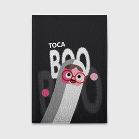 Обложка для автодокументов с принтом Toca Boo в Рязани, натуральная кожа |  размер 19,9*13 см; внутри 4 больших “конверта” для документов и один маленький отдел — туда идеально встанут права | digital toys | gamer | games | helicopter taxi | pets | toca boca | toca hair salon | toca kitchen | toca life | toca life city | toca life worl | toca tea party | video games | игры