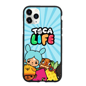 Чехол для iPhone 11 Pro Max матовый с принтом Toca boca life в Рязани, Силикон |  | digital toys | gamer | games | helicopter taxi | pets | toca boca | toca hair salon | toca kitchen | toca life | toca life city | toca life worl | toca tea party | video games | игры