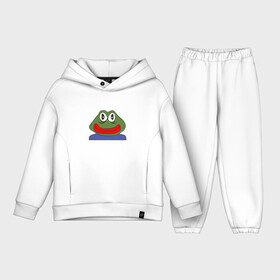 Детский костюм хлопок Oversize с принтом pepe, starege, pepe starege в Рязани,  |  | bettertv | mem | meme | pepe | pepe лягушонок | starege | twich | мемы | пепе | твич