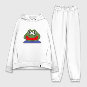 Женский костюм хлопок Oversize с принтом pepe, starege, pepe starege в Рязани,  |  | bettertv | mem | meme | pepe | pepe лягушонок | starege | twich | мемы | пепе | твич