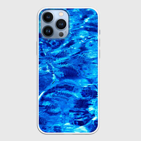 Чехол для iPhone 13 Pro Max с принтом Голубая Вода (Текстура) в Рязани,  |  | blue | ocean | pool | sea | бассейн | вода | волны | лето | море | океан | текстура | узоры