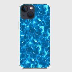 Чехол для iPhone 13 mini с принтом Текстура Воды (Море) в Рязани,  |  | blue | ocean | pool | sea | бассейн | вода | волны | лето | море | океан | текстура | узоры