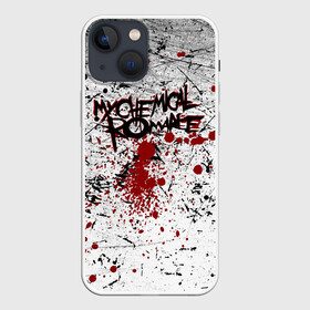 Чехол для iPhone 13 mini с принтом Кемикал Романс Рок Группа Лого в Рязани,  |  | black parade | chemical romance | danger days | logo | music | my | revenge | брызги | гранж | группа | кемикал романс | краска | кровь | лого | май | музыка | музыкант | надпись | рок | эмблема