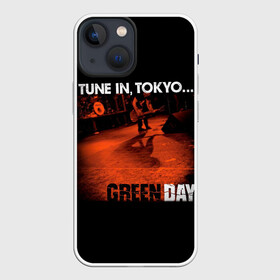 Чехол для iPhone 13 mini с принтом Tune In, Tokyo... Green Day в Рязани,  |  | american idiot | green day | альтернативный | билли джо армстронг | греен дай | грин дей | гриндей | группа | зелёный день | майк дёрнт | музыка | панк | поп | поппанк | рок | тре кул