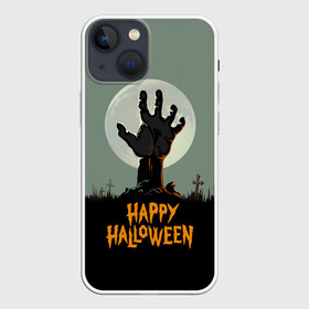 Чехол для iPhone 13 mini с принтом Happy Halloween в Рязани,  |  | halloween | holiday | pumpkin | samayn | vampire | zombie | вампир | ведьма | вечеринка | день всех святых | зомби | карнавал | маскарад | мертвец | оборотень | привидение | самайн | светильник джека | страшный джек | труп