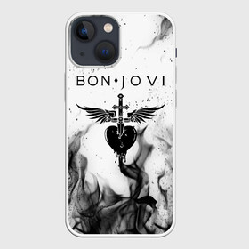 Чехол для iPhone 13 mini с принтом BON JOVI HEART   СЕРДЦЕ в Рязани,  |  | bon jovi | have a nice day | john | альбом | арена | бон | бон джови | глэм | группа | джови | джон | метал | музыка | надпись | песни | поп | попрок | рок | рокер | смайл | солист | софт | стена | хард | хеви | хевиметал