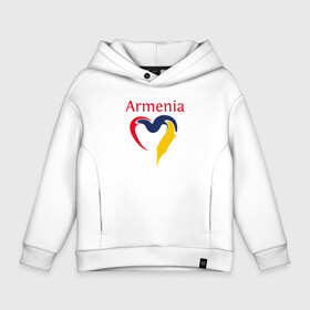 Детское худи Oversize хлопок с принтом Armenia Heart в Рязани, френч-терри — 70% хлопок, 30% полиэстер. Мягкий теплый начес внутри —100% хлопок | боковые карманы, эластичные манжеты и нижняя кромка, капюшон на магнитной кнопке | Тематика изображения на принте: armenia | heart | арарат | армения | армяне | армянин | арцах | город | горы | ереван | кавказ | карта | народ | орёл | путешествие | саркисян | сердце | ссср | страна | турист | флаг