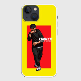 Чехол для iPhone 13 mini с принтом Стильный Эминем в Рязани,  |  | eminem | hip hop | rap | rep | исполнители | исполнитель | маршал мэтерс | музыка | реп | эминем | эминэм