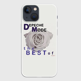 Чехол для iPhone 13 mini с принтом The Best Of, Volume 1   Depeche Mode в Рязани,  |  | depeche mode | альтернативный | вестник моды | группа | депеш мод | депешмод | дэйв гаан | индастриал | мартин гор | музыка | новая волна | роза | рок | синти поп | электроник | энди флетчер