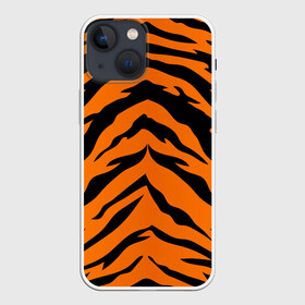 Чехол для iPhone 13 mini с принтом Шкура тигра в Рязани,  |  | 2022 | tiger | животное | полосатый | полоски | полосы | тигр | хищник