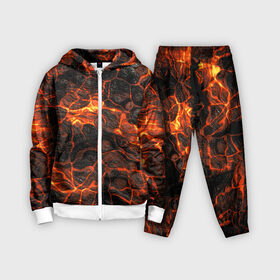 Детский костюм 3D с принтом Горящая лава в Рязани,  |  | burning | fire | flowing | lava | plasma | streaks | texture | waves | волны | горящая | лава | огонь | плазма | разводы | текстура | течет