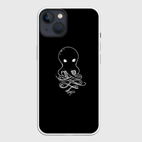 Чехол для iPhone 13 с принтом Small Octopus в Рязани,  |  | draw | drawing | octopus | карандаш | милашка | море | морские обитатели | октопус | осьминог | осьминожка | рисунок | рисунок карандашом | рыба