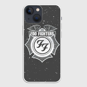 Чехол для iPhone 13 mini с принтом Foo Fighters 1995 FF в Рязани,  |  | ff | foo fighters | альтернативный | группа | дэйв грол | крис шифлетт | логотипа | метал | музыка | надпись | нэйт мендел | постгранж | пэт смир | рок | серая | тейлор хокинс | фу файтерс | фф | хард | хардрок