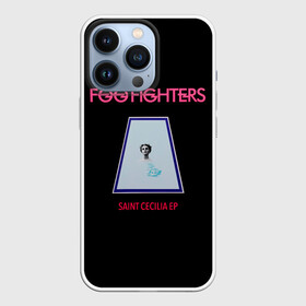 Чехол для iPhone 13 Pro с принтом Saint Cecilia   Foo Fighters в Рязани,  |  | ff | foo fighters | альтернативный | группа | дэйв грол | крис шифлетт | метал | музыка | надпись | нэйт мендел | постгранж | пэт смир | рок | тейлор хокинс | фу файтерс | фф | хард | хардрок