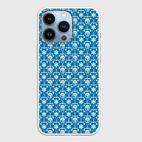 Чехол для iPhone 13 Pro с принтом Snowman. Hockey. в Рязани,  |  | christmas | новый год | рождество | снеговик | хоккей