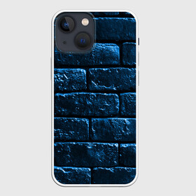 Чехол для iPhone 13 mini с принтом Неоновая, кирпичная стена в Рязани,  |  | кирпич | кирпичная стена | неон | неоновая | неоновые кирпичи | стена | фон