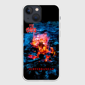 Чехол для iPhone 13 mini с принтом Subterranean   In Flames в Рязани,  |  | anders frieden | bjorn gelotte | in flames | niklas engelin | альбом | андерс фриден | бьорн гелотте | в пламени | ин фламес | инфламес | мелодичный дэт метал | никлас энгелин | шведская музыкальная группа