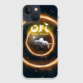 Чехол для iPhone 13 mini с принтом Ori and Flower в Рязани,  |  | moon studios | ori and the will of the wisps | блуждающий огонек | блуждающий огонь | дух ори | ку | ори и блуждающие огоньки | сеир