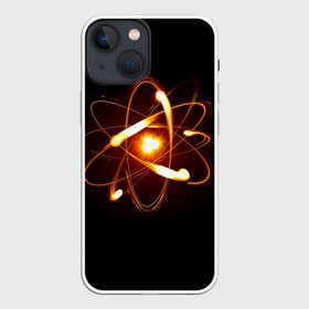 Чехол для iPhone 13 mini с принтом А_т_о_м в Рязани,  |  | атом | атомная физка | атомная физкиа | физика