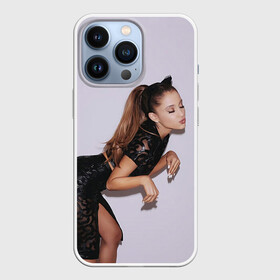 Чехол для iPhone 13 Pro с принтом Киска Ариана в Рязани,  |  | ariana grande | pop | rap | rep | ариана гранде | исполнители | исполнитель | музыка | поп | попса | реп