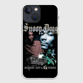 Чехол для iPhone 13 mini с принтом Snoop Doggy Dogg в Рязани,  |  | black | calvin | dogg | gangsta | hip hop | music | rap | snoop | usa | гангстер | дог | крутой | музыка | рэп | снуп | сша | хип хоп