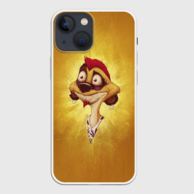 Чехол для iPhone 13 mini с принтом Тимон в Рязани,  |  | animal | character | drawing | meerkat | timon | животное | персонаж | рисунок | сурикат | тимон