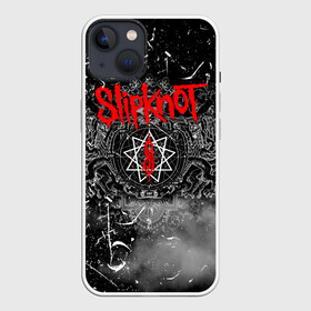 Чехол для iPhone 13 с принтом Slipknot Grunge Rock | СЛИПКНОТ в Рязани,  |  | grunge | metal | music | rock | slipknot | брызги | герб | гранж | дым | козел | краски | кровь | логотип | металл | музыка | надпись | пар | пентаграмма | полосы | потертости | рок | слипкнот | точки | трещины | туман | узор