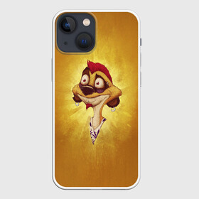 Чехол для iPhone 13 mini с принтом Тимон в Рязани,  |  | animal | character | drawing | meerkat | timon | животное | персонаж | рисунок | сурикат | тимон