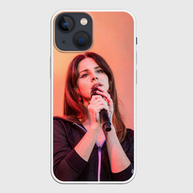 Чехол для iPhone 13 mini с принтом Лана на концерте в Рязани,  |  | lana del ray | pop music | исполнитель | исполнительница | лана дел рэй | музыка | поп | попса