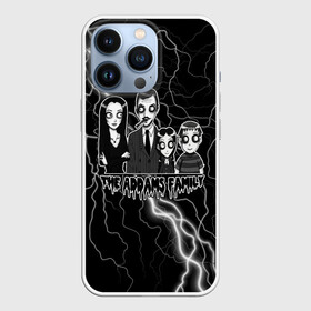 Чехол для iPhone 13 Pro с принтом Addams family | Семейка Аддамс в Рязани,  |  | Тематика изображения на принте: адамс | аддамс | гомес | гомэс | мультфильм | пагзли | пагсли | семейка адамс | семейка аддамс | уэнздэй