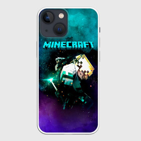 Чехол для iPhone 13 mini с принтом Стив в космосе   Майнкрафт в Рязани,  |  | craft | mine | minecraft | steve | блоки | борец с монстрами | всемогущий | выживальщик | добывать | компьютерная игра | крафт | кубики | майн | майнкрафт | манкрафт | мастер | ремесло | скин | стив | строитель