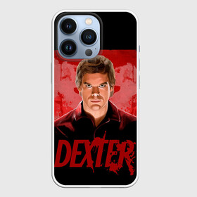 Чехол для iPhone 13 Pro с принтом Dexter Декстер портрет постер в Рязани,  |  | blood | dexter | dexter morgan | декстер | кровь | майами | мясник | постер | правосудие | судмедэксперт