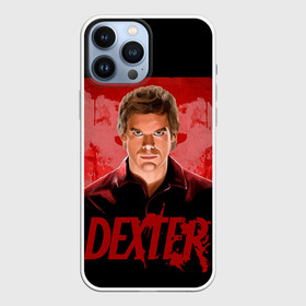 Чехол для iPhone 13 Pro Max с принтом Dexter Декстер портрет постер в Рязани,  |  | blood | dexter | dexter morgan | декстер | кровь | майами | мясник | постер | правосудие | судмедэксперт