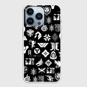 Чехол для iPhone 13 Pro с принтом DESTINY 2 PATTERN GAME LOGO | ДЕСТИНИ 2 ПАТТЕРН СИМВОЛЫ ИГРЫ в Рязани,  |  | bungie | cayde 6 | cyd6 | destiny | destiny 2 | forsaken | gambit | hunter | titan | warlock | банги | варлок | габмит | дестини | дестини 2 | зур | кейд | кейд 6 | отвергнутые | охотник | титан | туз