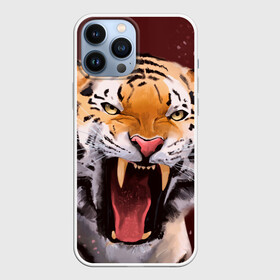 Чехол для iPhone 13 Pro Max с принтом Тигр красавчик сердится в Рязани,  |  | 2022 | aggressive | angry | fangs | new year | open mouth | predator | tiger | year of the tiger | агрессивный | год тигра | клыки | новый год | открытая пасть | сердитый | тигр | хищник