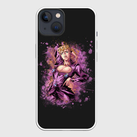 Чехол для iPhone 13 с принтом Giorno Giovanna. Jo Jo в Рязани,  |  | adventure | bizarre | brando | dio | giorno | jo | joestar | josuke | jotaro | jovanna | metallica | speedwagon | the | world | абдул | брандо | бруно | джо | джованна | джолин | джорно | джоске | джостар | джотаро | дио | какёин | металлика | невероятные