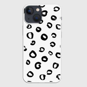 Чехол для iPhone 13 mini с принтом Леопардовый окрас в Рязани,  |  | Тематика изображения на принте: дизайнерский | животные | леопард | паттерн | полный принт | тренд | фул