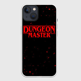 Чехол для iPhone 13 с принтом DUNGEON MASTER BLOOD ГАЧИМУЧИ в Рязани,  |  | aniki | billy | boss | boy | bucks | dark | deep | door | dungeon | fantasy | gachi | gachimuchi | gym | hundred | master | muchi | next | stranger | the | things | three | van | wee | билли | ван | гачи | гачимучи | дела | мучи | 