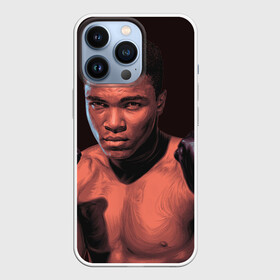 Чехол для iPhone 13 Pro с принтом Перед боем в Рязани,  |  | box | muhammad ali | sport | sports | sportsmen | бокс | легенда | мухаммад али | мухаммед али | спорт | спортсмен