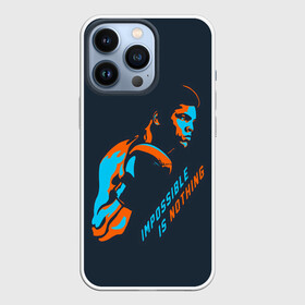 Чехол для iPhone 13 Pro с принтом Нет невозможного в Рязани,  |  | box | muhammad ali | sport | sports | sportsmen | бокс | легенда | мухаммад али | мухаммед али | спорт | спортсмен