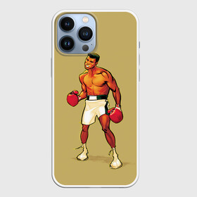 Чехол для iPhone 13 Pro Max с принтом Ali Art в Рязани,  |  | box | muhammad ali | sport | sports | sportsmen | бокс | легенда | мухаммад али | мухаммед али | спорт | спортсмен
