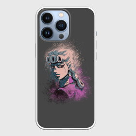 Чехол для iPhone 13 Pro с принтом Giorno Giovanna. Paints в Рязани,  |  | adventure | bizarre | brando | dio | giorno | jo | joestar | josuke | jotaro | jovanna | metallica | speedwagon | the | world | абдул | брандо | бруно | джо | джованна | джолин | джорно | джоске | джостар | джотаро | дио | какёин | металлика | невероятные