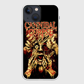 Чехол для iPhone 13 mini с принтом Cannibal Corpse: Evisceration Plague в Рязани,  |  | canibal corpse | cannibal corpse | death metal | evisceration plague | группы | дэтметал | канибал корпс | метал | рок
