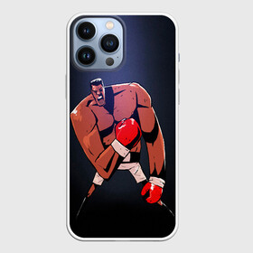 Чехол для iPhone 13 Pro Max с принтом Мультяшный Али в Рязани,  |  | box | muhammad ali | sport | sports | sportsmen | бокс | легенда | мухаммад али | мухаммед | спорт | спортсмен