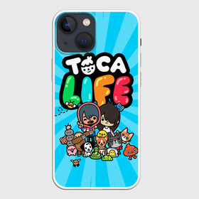 Чехол для iPhone 13 mini с принтом TOCA BOCA WORLD, ТОКА БОКА ГЕРОИ И ЕГО ЗВЕРИ в Рязани,  |  | digital toys | gamer | games | helicopter taxi | pets | toca boca | toca hair salon | toca kitchen | toca life | toca life city | toca life worl | toca tea party | video games | игры